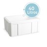Caixa Térmica de Isopor 40 Litros Branca 59x39x29,5 - 2