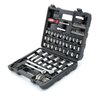 Jogo de Soquetes Aço Profissional 107 Peças Sextavado com Catraca e Maleta Hyper Tough GO20223901206 - 2