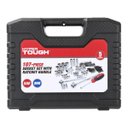 Ver imagem 1 de Jogo de Soquetes Aço Profissional 107 Peças Sextavado com Catraca e Maleta Hyper Tough GO20223901206