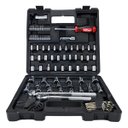 Ver imagem 4 de Jogo de Soquetes Aço Profissional 107 Peças Sextavado com Catraca e Maleta Hyper Tough GO20223901206