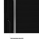 Ver imagem 4 de Porta de Alumínio de Giro Lambri com Puxador de 60cm 215x95cm Lucasa Ideale Abertura Direita Preto