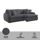 Ver imagem 5 de Sofá Cama 270 Cm Braço 15 Cm Retrátil e Reclinável Inova Meu Sofá Online
