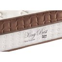 Ver imagem 3 de Cama Box Casal: Colchão Molas Ensacadas Anjos MasterPocket New King + Base Courano Brown(138x188)