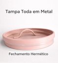 Ver imagem 4 de Pote para Açucar com Tampa Hermética Rosa Nude