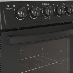 Fogão Itatiaia Star Clean New 4 Bocas com Mesa de Inox Preto - 2