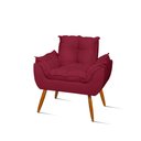 Ver imagem 3 de Kit 2 Cadeiras Poltronas Opala Suede Marsala