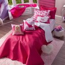 Ver imagem 7 de Kit Cobre Leito Paty Pink Dupla Face C/ Almofadas Queen 08 Peças