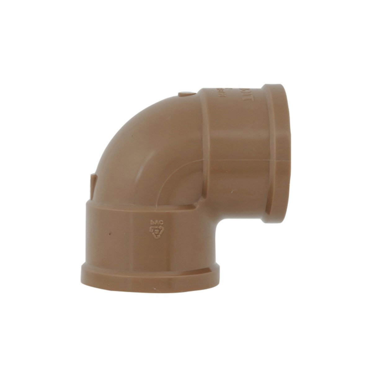 Kit 6 Joelho Cotovelo 90º Soldável Rosca 25mmx1/2'' Marrom - 3
