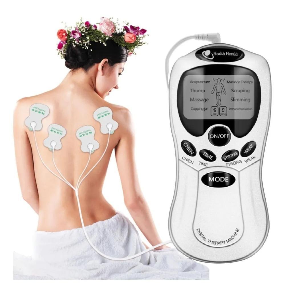 Aparelho Massagem Muscular 4 Eletrodos Therapy Machine - 4