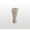 Ver imagem 2 de VASO ONDAS DE RESINA BRANCA