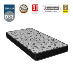 Colchão Solteiro Sp Móveis Espuma D33 Bordado (14x88x188) - 4