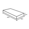 Colchão Solteiro Sp Móveis Espuma D33 Bordado (14x88x188) - 8