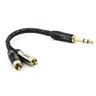 Cabo P10 para 2 Rca Profissional Mono - 5 Metros - 1
