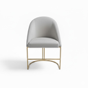 Ver imagem 2 de Cadeira Poltrona Estofada Decorativa Lua Premium:cinza