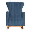 Ver imagem 4 de Kit 02 Poltronas Balanço Melinda Suede
