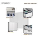 Ver imagem 5 de Guarda Roupa Casal Coliseu 2 Portas 6 Gavetas Branco Absoluto Semi Fosco - Zanzini