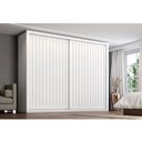 Ver imagem 2 de Guarda Roupa Casal Coliseu 2 Portas 6 Gavetas Branco Absoluto Semi Fosco - Zanzini
