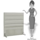 Ver imagem 5 de Cabeceira Cama Box Solteiro 90cm Greta Corano Bege e 1 Mesa de Cabeceira Flex Dm1 Branco