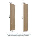 Ver imagem 5 de Guarda-Roupa 3 Módulos 6 Portas 9 Prateleiras 3 Gavetas Frame CabeCasa MadeiraOriginals