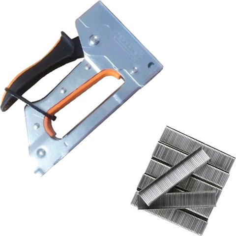 Kit Grampeador Tapeceiro Profissional 5580 + 1000 Grampos 106/6mm - Starfer