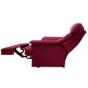 Ver imagem 3 de Poltrona Reclinável Elétrica Suede Vermelho