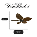 Ver imagem 4 de Ventilador de Teto com Controle 5 Pás Silencioso Bivolt