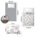 Ver imagem 4 de Jogo de Cama Solteiro 200 Fios Nova América - Jade (7580)