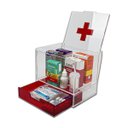 Ver imagem 4 de Organizador Acrílico Compacto para Medicamentos com Gaveta