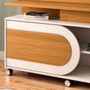 Ver imagem 6 de Estante Painel de Tv 55 Pol 136cm Urbe H01 Cinamomo/off White - Mpozenato