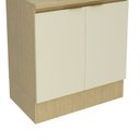 Ver imagem 3 de Rodapé em MDP para Sala de Estar 17cm x 80cm Nanda Bege/Nature