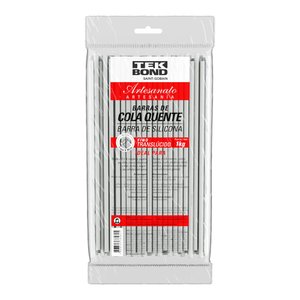 Cola Quente em Bastão Fina - Translúcida - 1kg - Tekbond