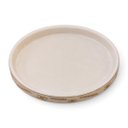 Ver imagem 5 de Jogo de Banheiro e Lavabo Chanel Branco com Dourado em Porcelana 5 Peças