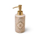 Ver imagem 7 de Jogo de Banheiro e Lavabo Chanel Branco com Dourado em Porcelana 5 Peças