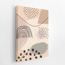 Ver imagem 2 de Abstrato Minimalista Arte Bege Quadro Canvas 100x70cm