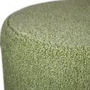 Ver imagem 4 de Puff Decorativo Redondo Base Dourada Lara Bouclê Verde 40 Cm M02 - D'rossi