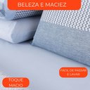 Ver imagem 5 de Jogo de Lençol Cama Box Casal Kit 4 Peças com Elástico Sonhare Sultan Milão