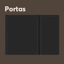Ver imagem 4 de Armário Paneleiro de Aço 6 Portas Linha Estilo Bertolini Grafite