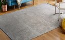 Ver imagem 5 de Tapete Sala e Quarto Murano Base 100% Algodão - Jolitex - Cinza - 300x400cm