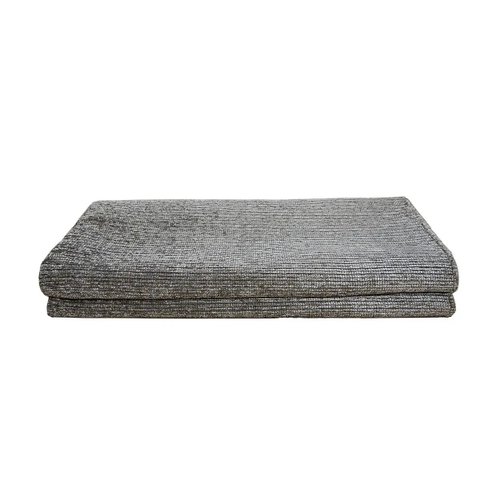 Tapete Sala e Quarto Murano Base 100% Algodão - Jolitex - Cinza - 300x400cm