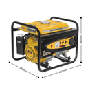 Ver imagem 5 de Gerador À Gasolina Partida Manual 1,1 Kva 110/220v Bfg1200 Monofásico Buffalo