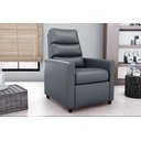 Ver imagem 1 de Poltrona Reclinável Mx14 Turin Corano Cinza F296- Matrix