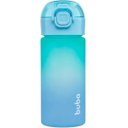 Ver imagem 1 de Garrafa Degrade Buba Canudo Silicone Anti-vazamento Infantil Azul