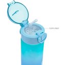 Ver imagem 4 de Garrafa Degrade Buba Canudo Silicone Anti-vazamento Infantil Azul