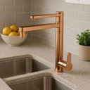 Ver imagem 2 de Misturador Monocomando de Mesa com Filtro 2240 Twin Click Red Gold Deca