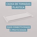 Ver imagem 5 de Escrivaninha 2 Lugares Estação de Trabalho com Pé Industrial Branco Yescasa