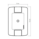 Ver imagem 5 de Kit 10 Espelho Placa Furo 4x2 Tomada Branco Aria Tramontina
