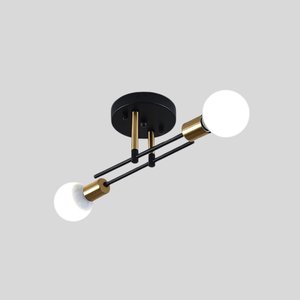 Luminária Magnum Aluminio Teto Tubular Escritorio Banheiro:preto