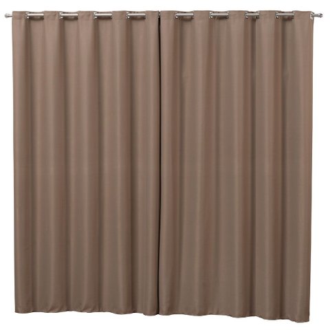 Cortina Blackout Tecido Corta Luz 2,80x2,70m Varão Simples: Cortina Blackout - Avelã