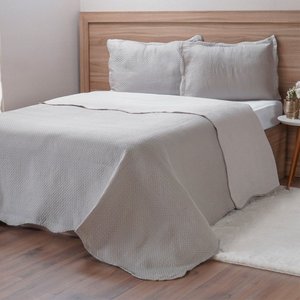 Kit Cobre Leito King Ultra Lisse Lisa New 250x270cm Jaboticaba