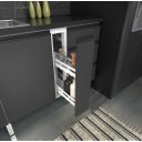 Ver imagem 2 de Gabinete Cozinha Aço 1,94m Premium com 4 Pés Pré-montado:preto